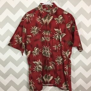 Batik Bay Hawaiian floral shirt size Large men’s